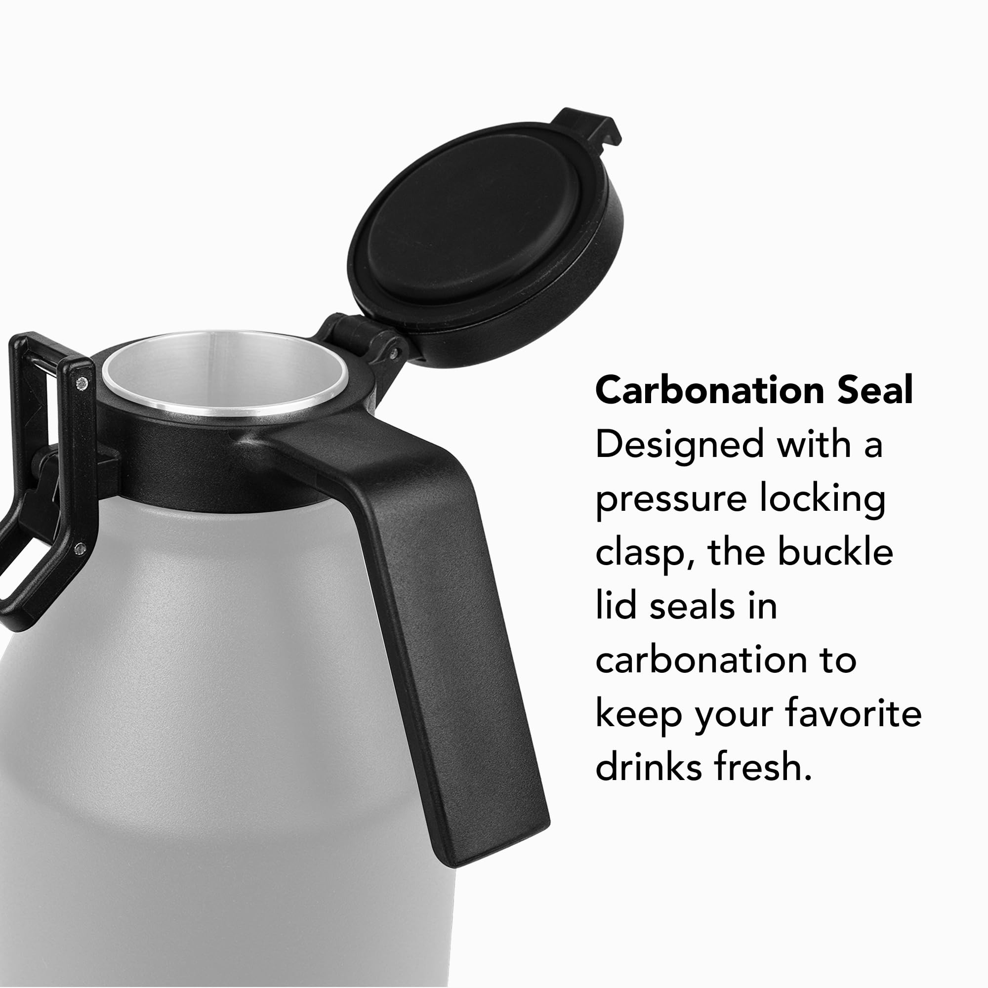 Amazon.co.jp: (ミアー)MiiR Growler 64oz (1833ml) Black 402220